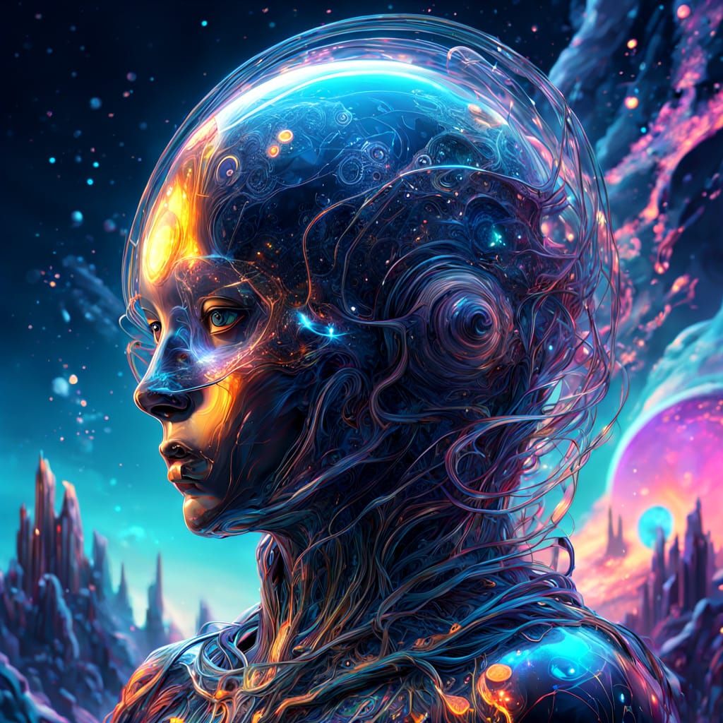 Futuristic Resonance Chamber Broadcasts Cosmic Harmony