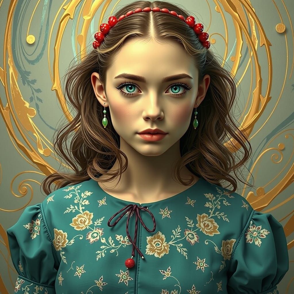 Psychedelic Hyperrealistic CGI Rendering in 8k