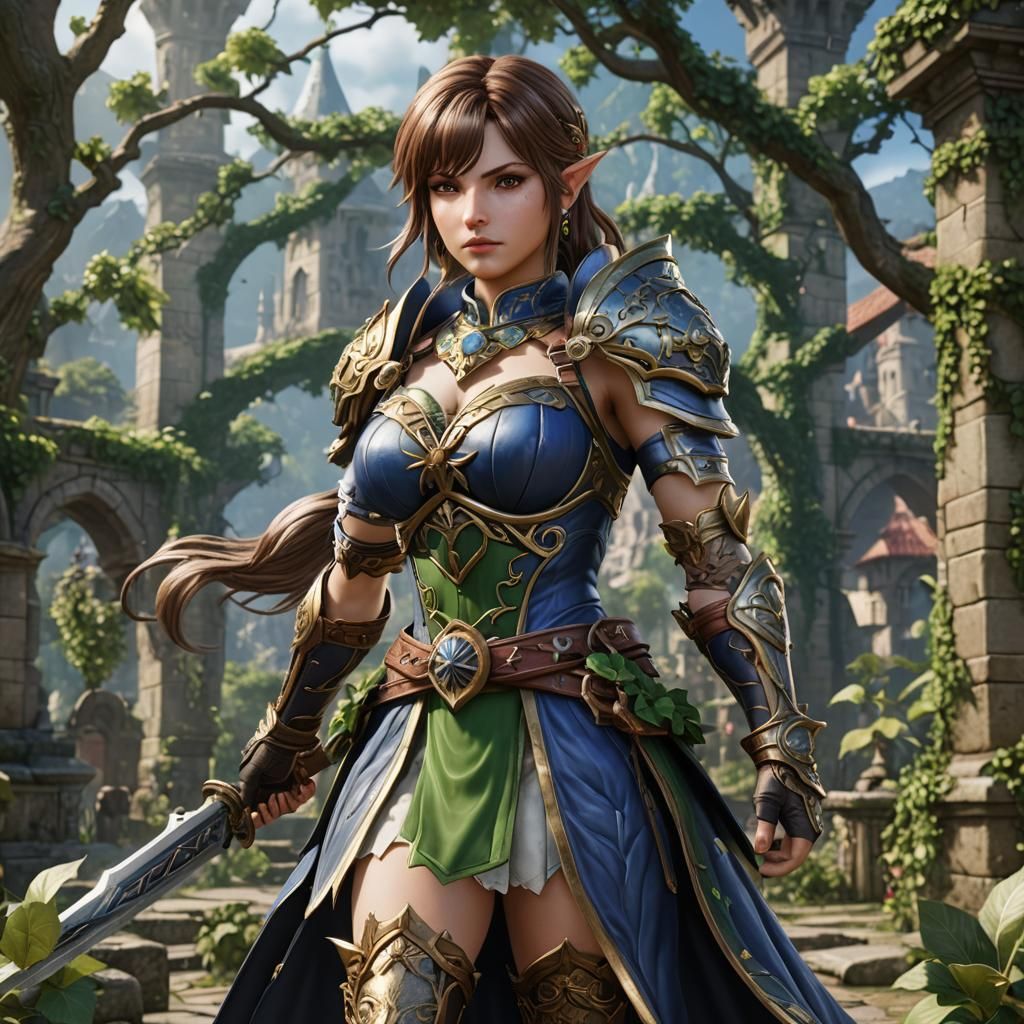 Ivy from Soul Calibur in Jabersa Land