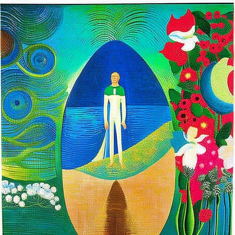 Abstract Painting of the Sublime Will