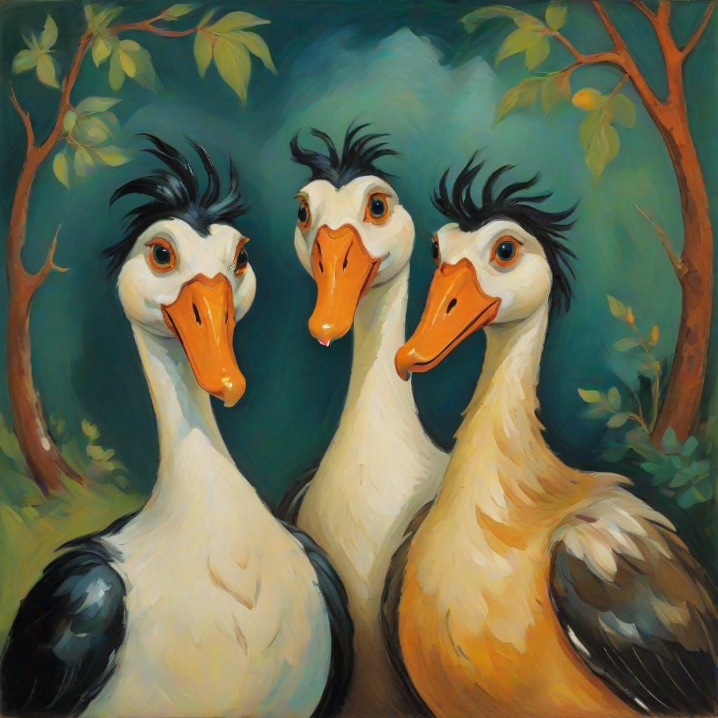 Noble Cartoon Mongoose Couple