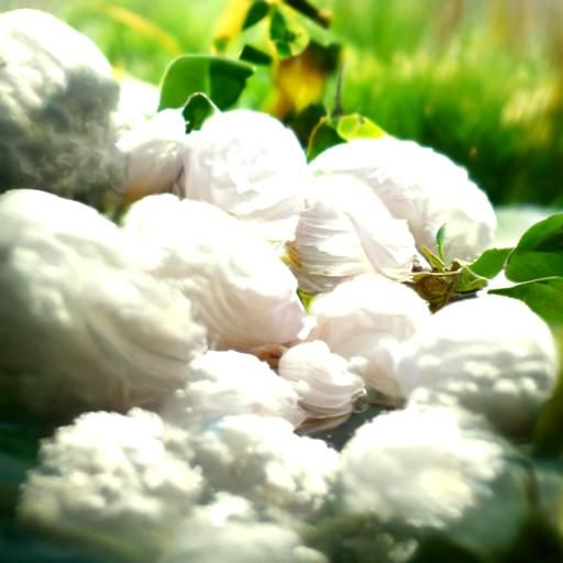 Heavenly Sunshine over Cotton Fields