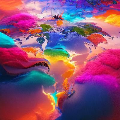 Abstract Colorful World