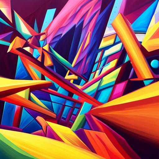 Abstract Geometric Art: Chaos and Order
