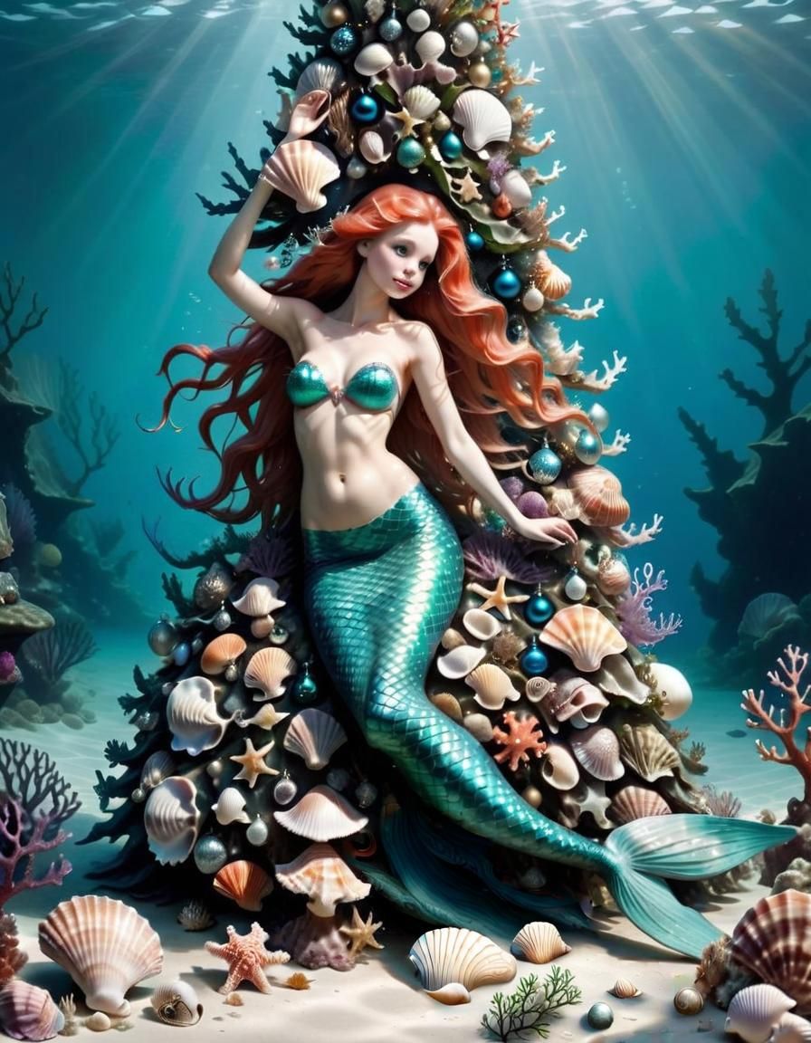Underwater Christmas Tree