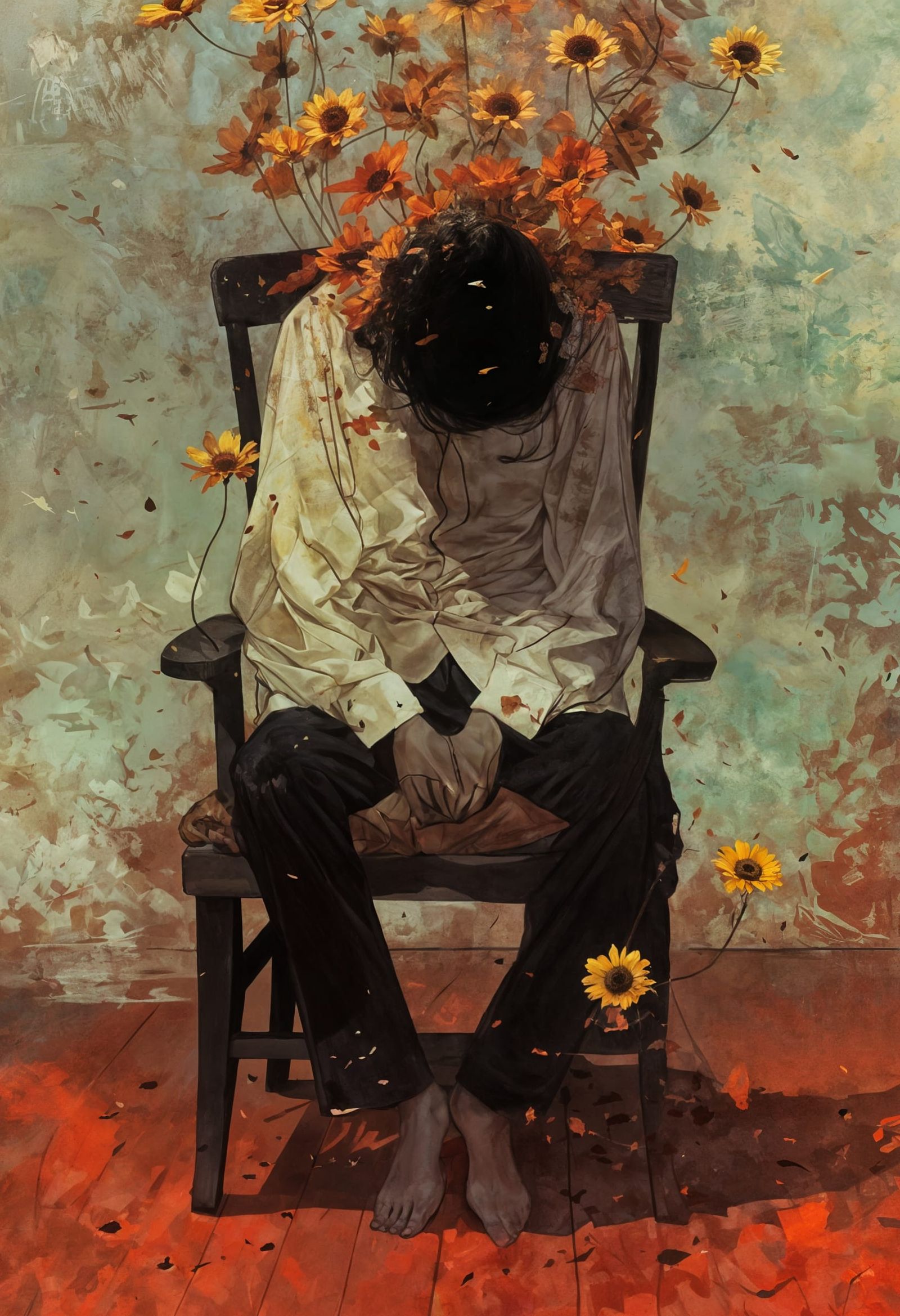 decaying thoughts blooming bright