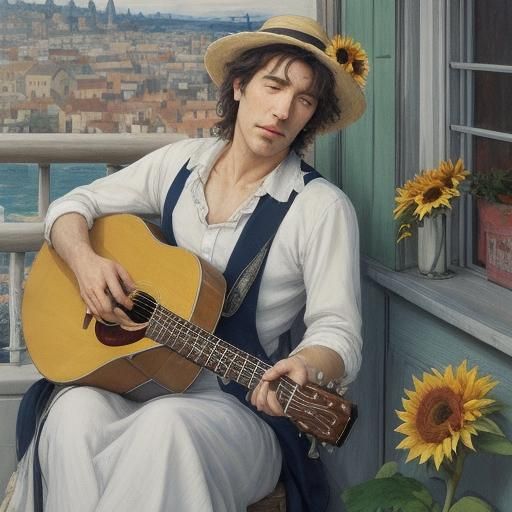 Surreal Seagull Serenade Inspired by Ensor and Chagall