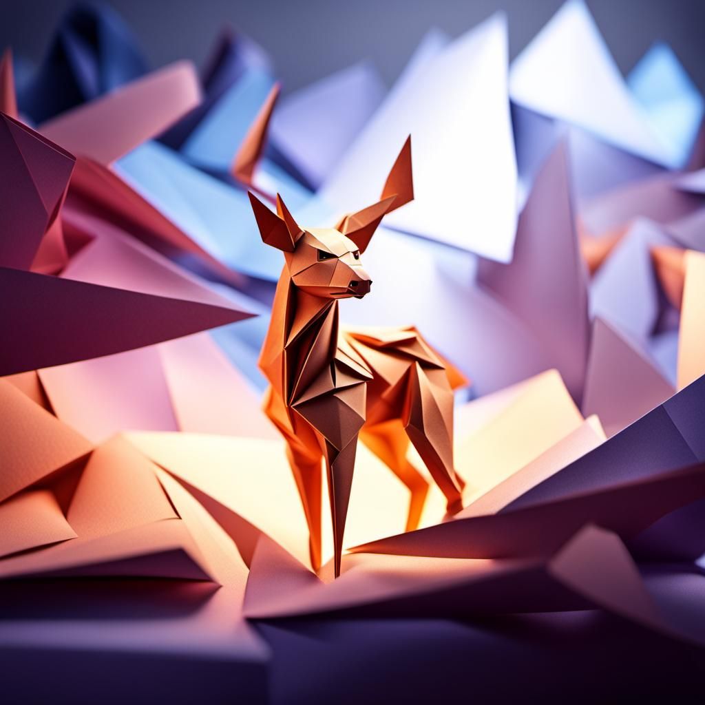 Origami Fawn 3