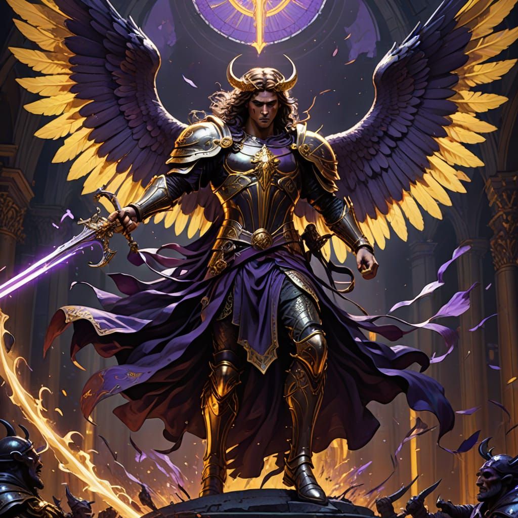 Ethereal Battle of Archangel Saint Michael vs the Devil in D...