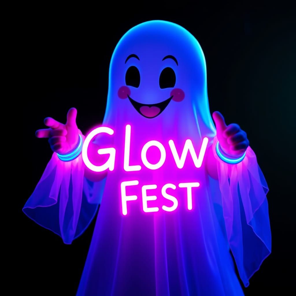 Glowing Ghost Hosts Vibrant Glow Fest