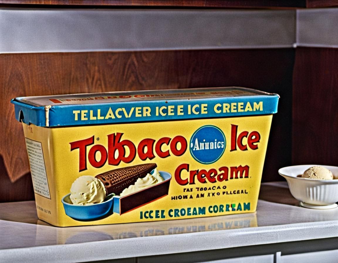 tobacco flavored ice cream