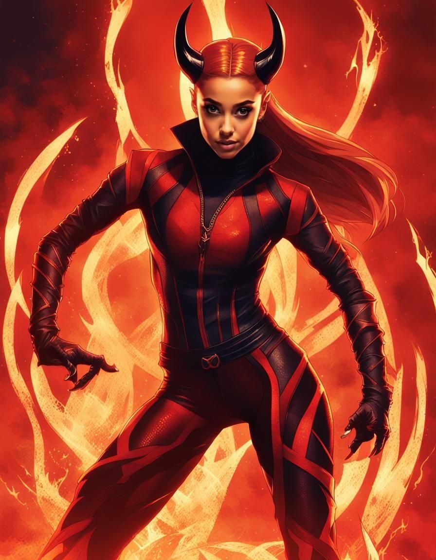 Ariana Grande as Marvel's Satana Hellstrom
