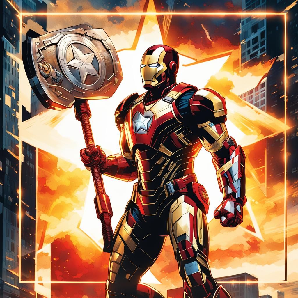 Avengers Ready for Battle in Jim Lee Comic Style