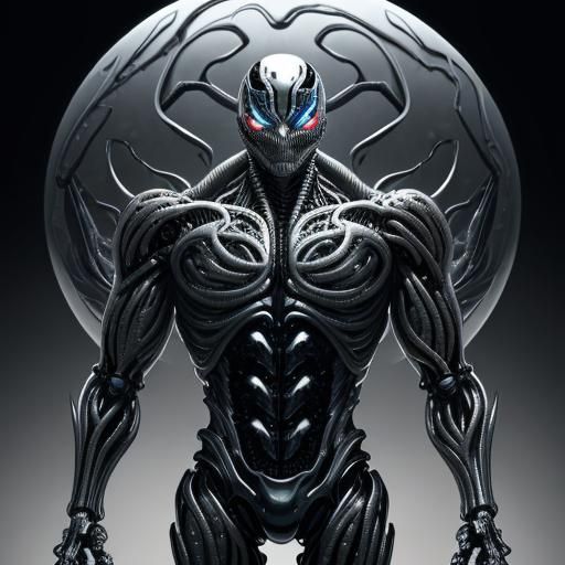 Cyborg Transformation: Chrome and Biomechanical Fusion