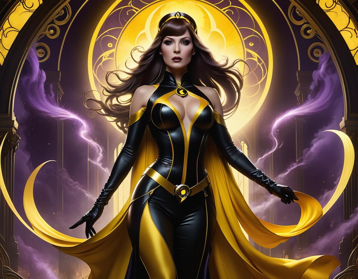 Silk Spectre II in Mystical Realm