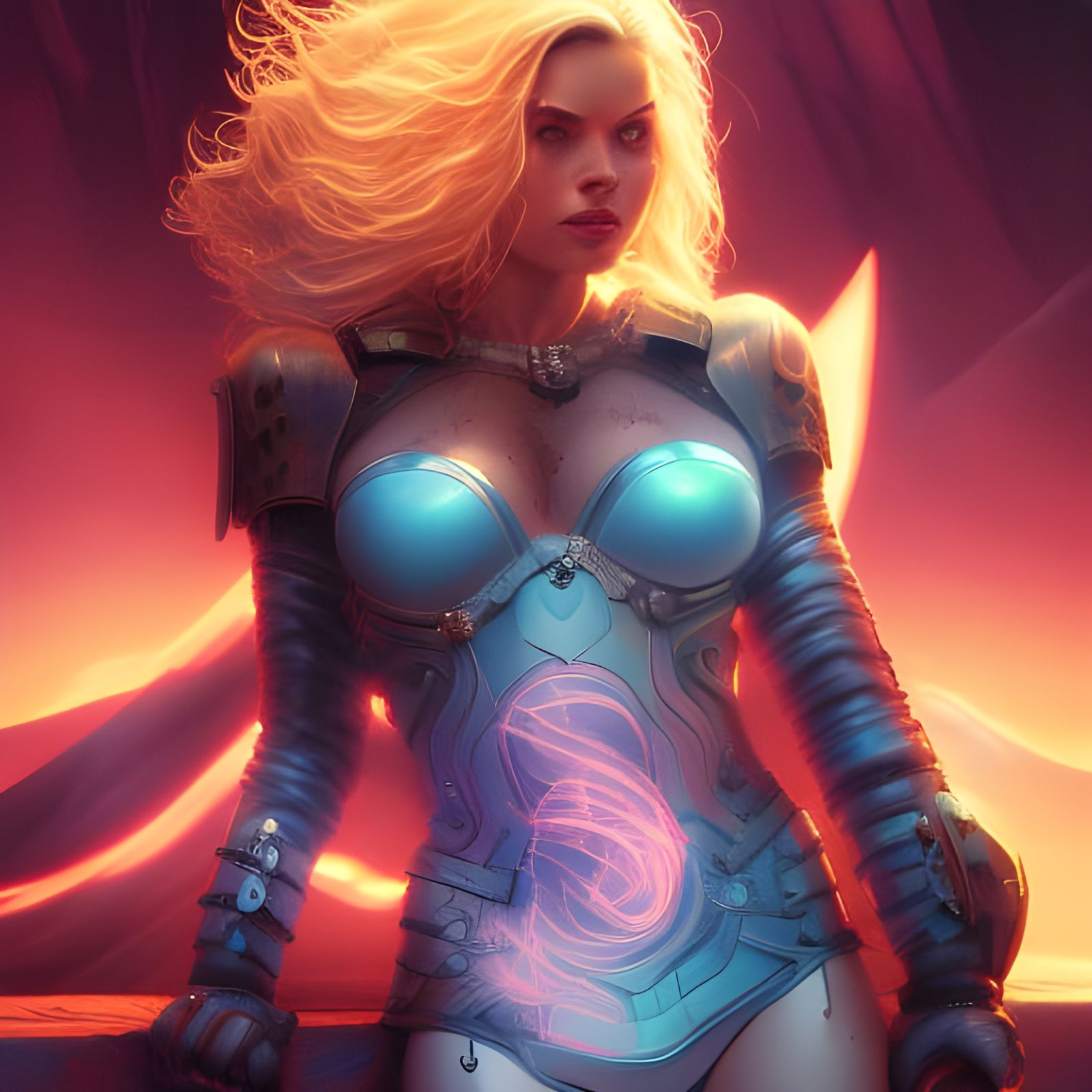 Barbie Flies Over Metropolis in Comic Book Art