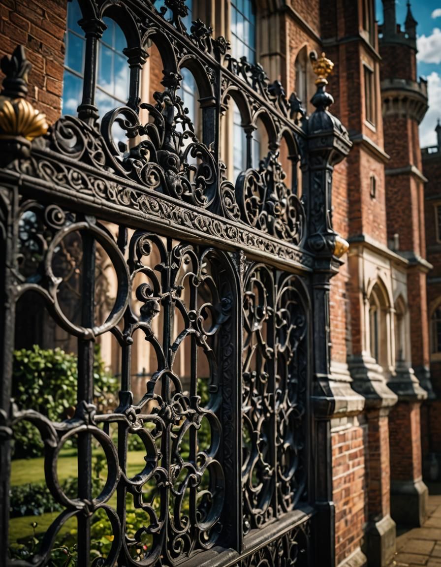 Hampton Court Palace: Hyperrealistic Photographic View