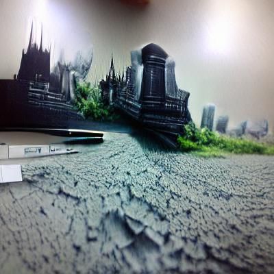Detailed Matte Painting: Personification of Death