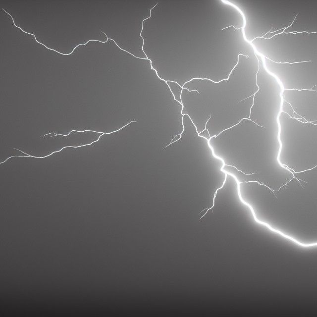 Powerful Lightning Concept Art in 8K Resolution