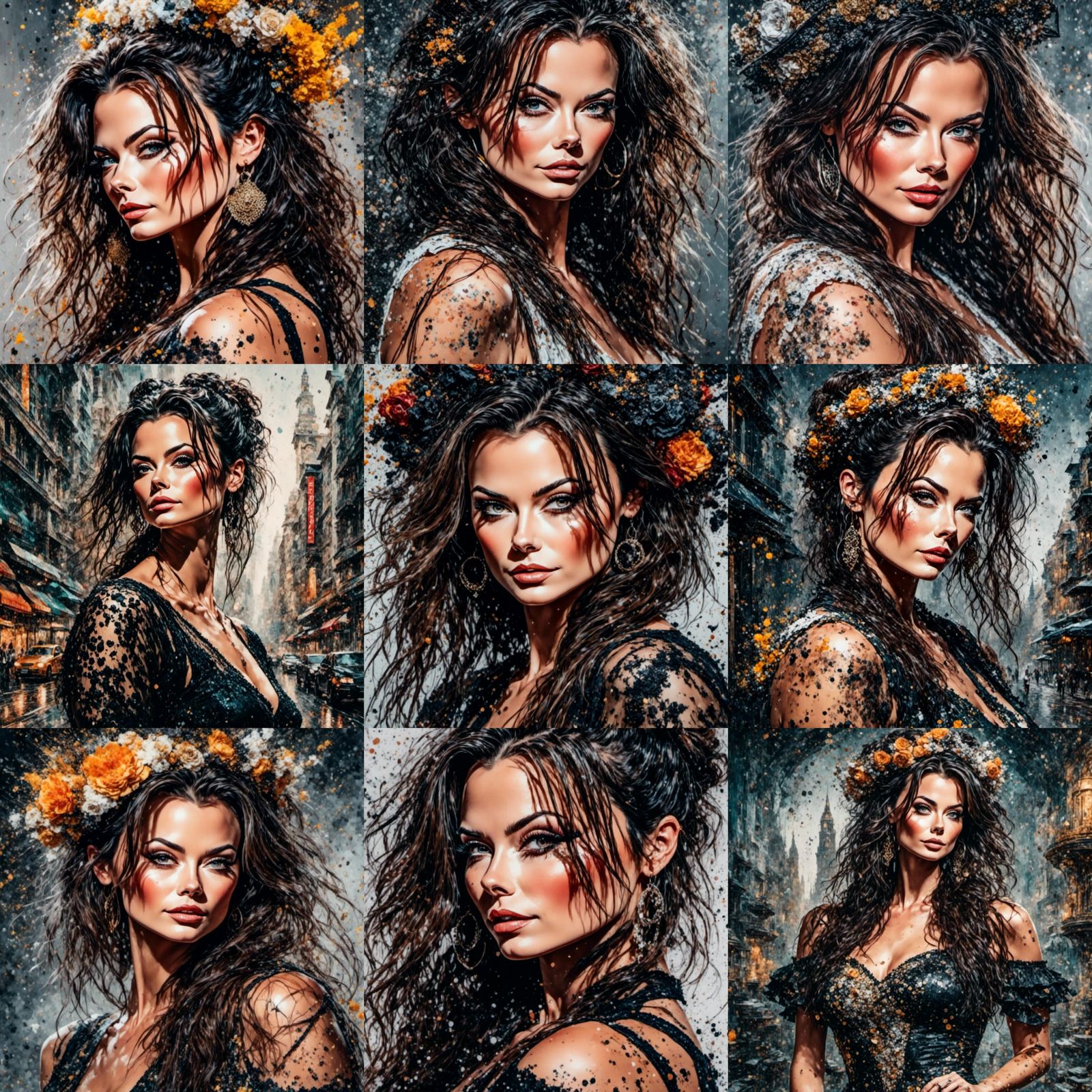 Retro Pop Star Album Cover Photography