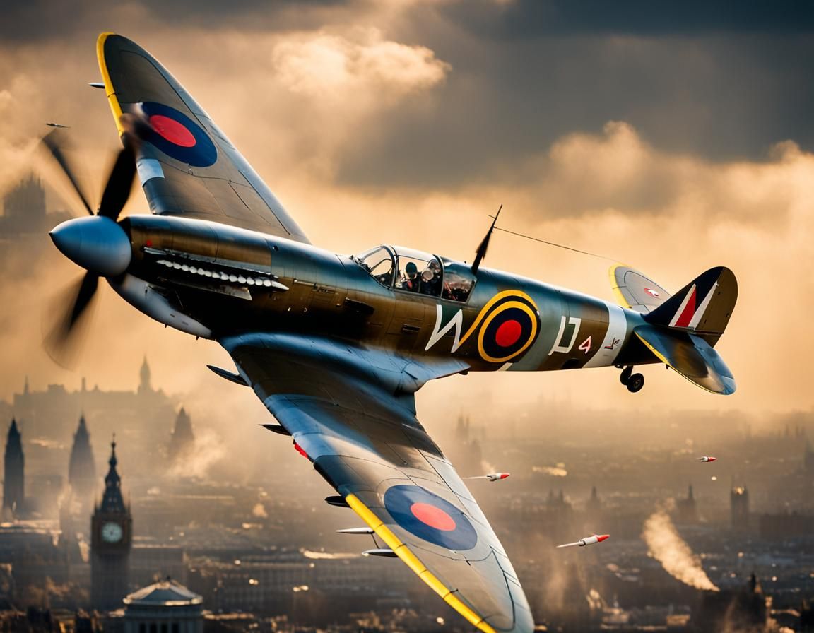 Spitfire in Battle of Britain, 1940