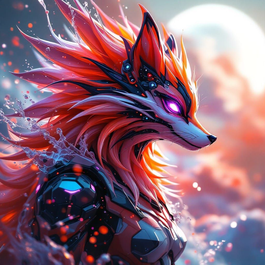 Magnificent Robot Fox Unveiled in Dazzling 8K