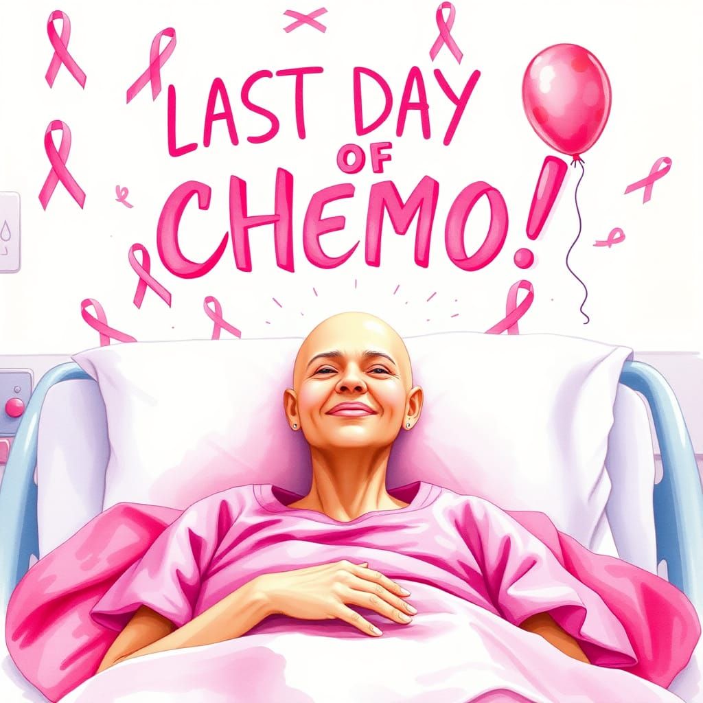 Last Day of Chemo: A Portrait of Triumph