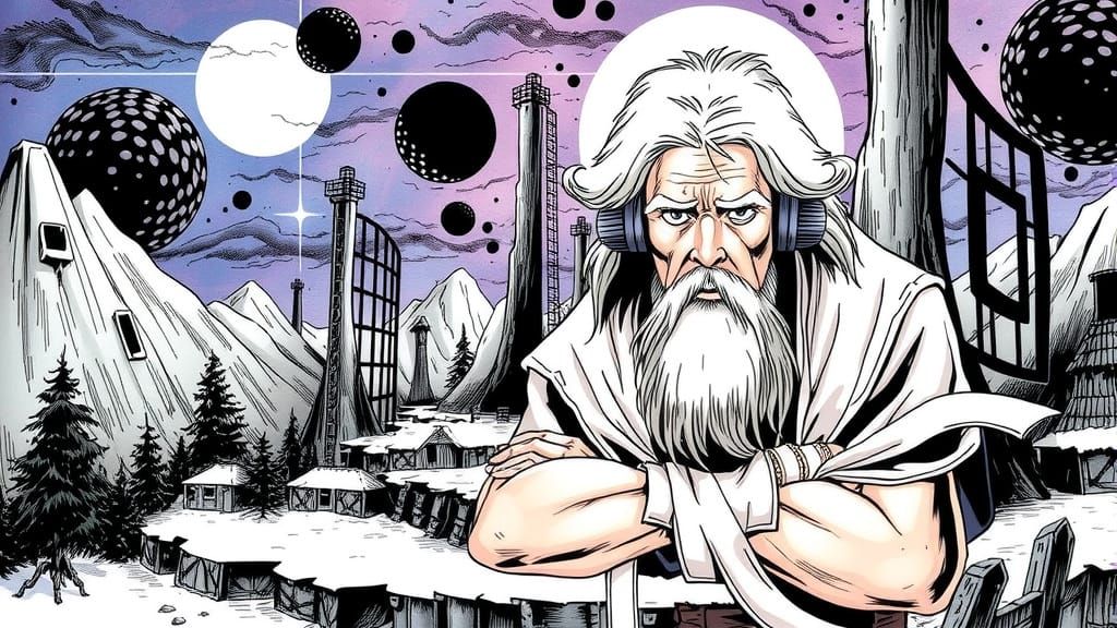 Epic Fantasy Portrait in Larry Elmore's Style