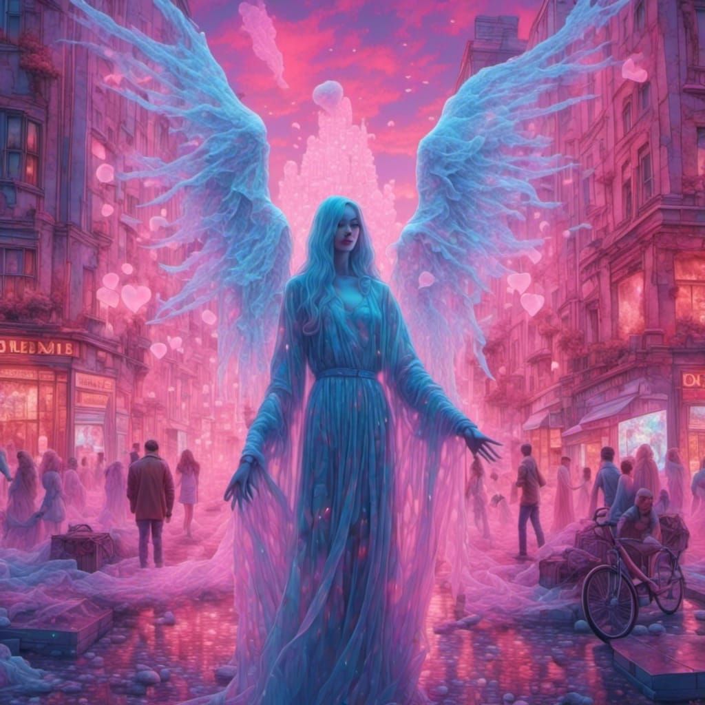 Vaporwave Valentine's Party in 80s Style