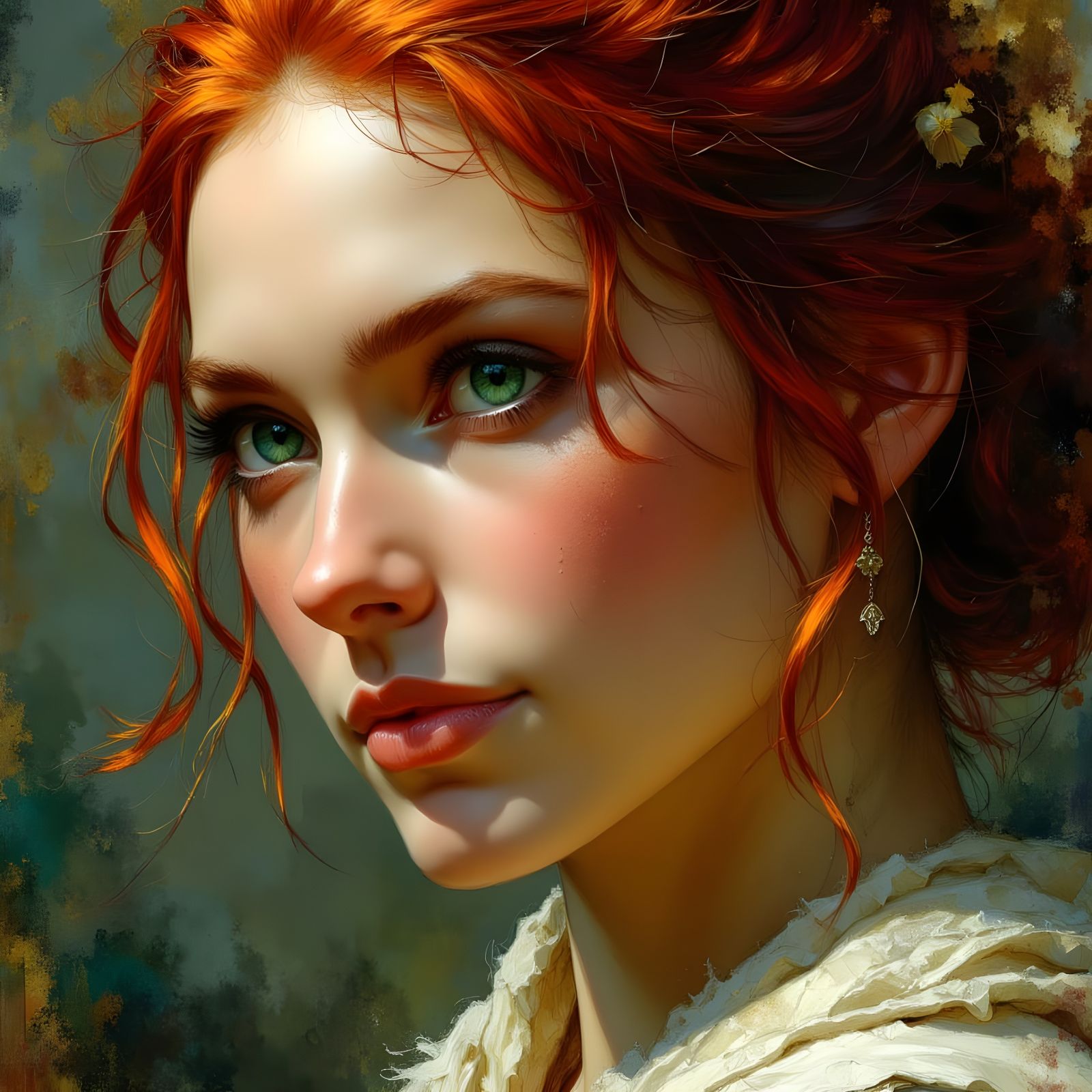 Norse Sun Goddess Sól with Rose Blush