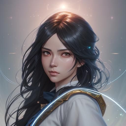 Cardcaptor Sakura in Manga Style with Magic Cards