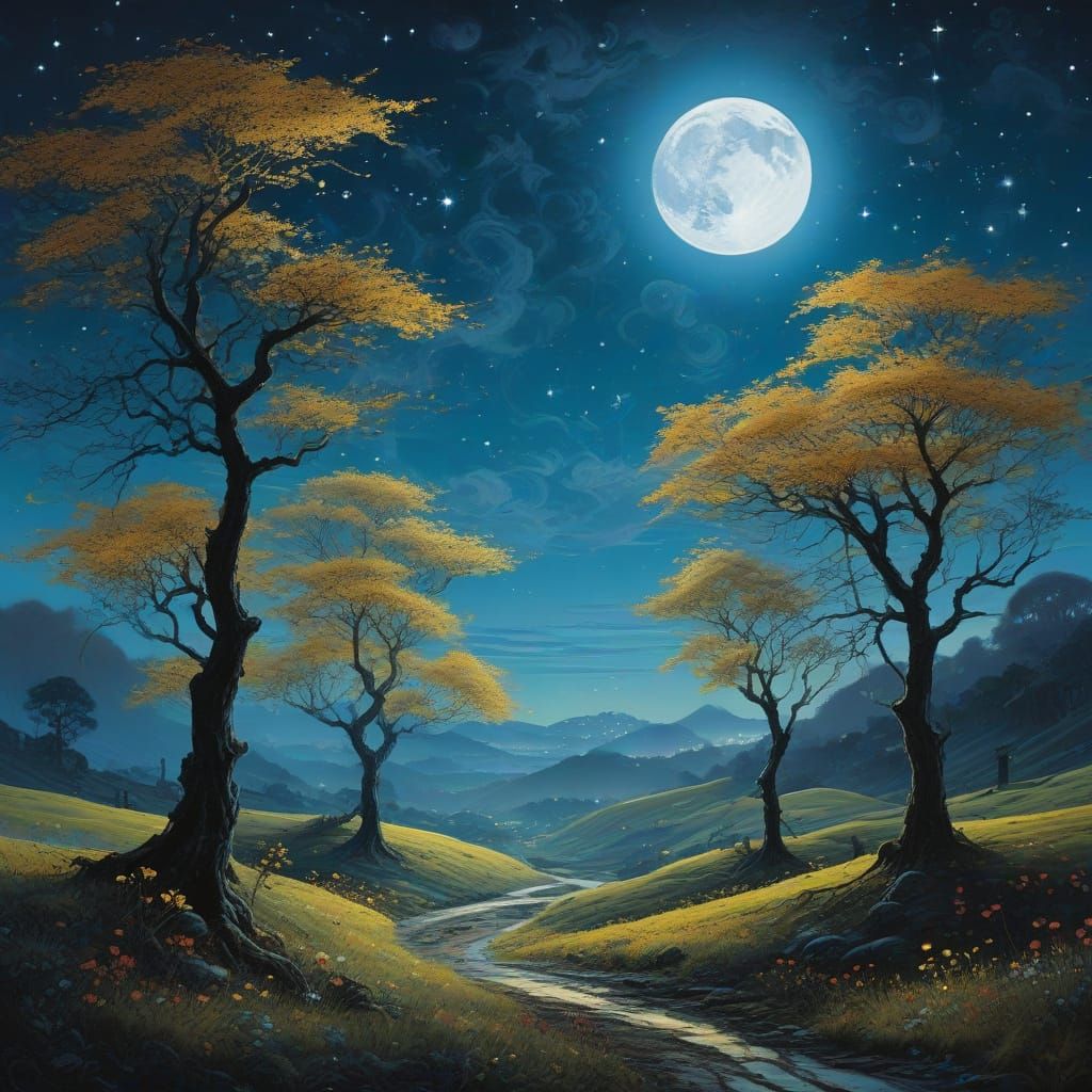 Je rêvais d'un autre monde où la lune serait blonde...