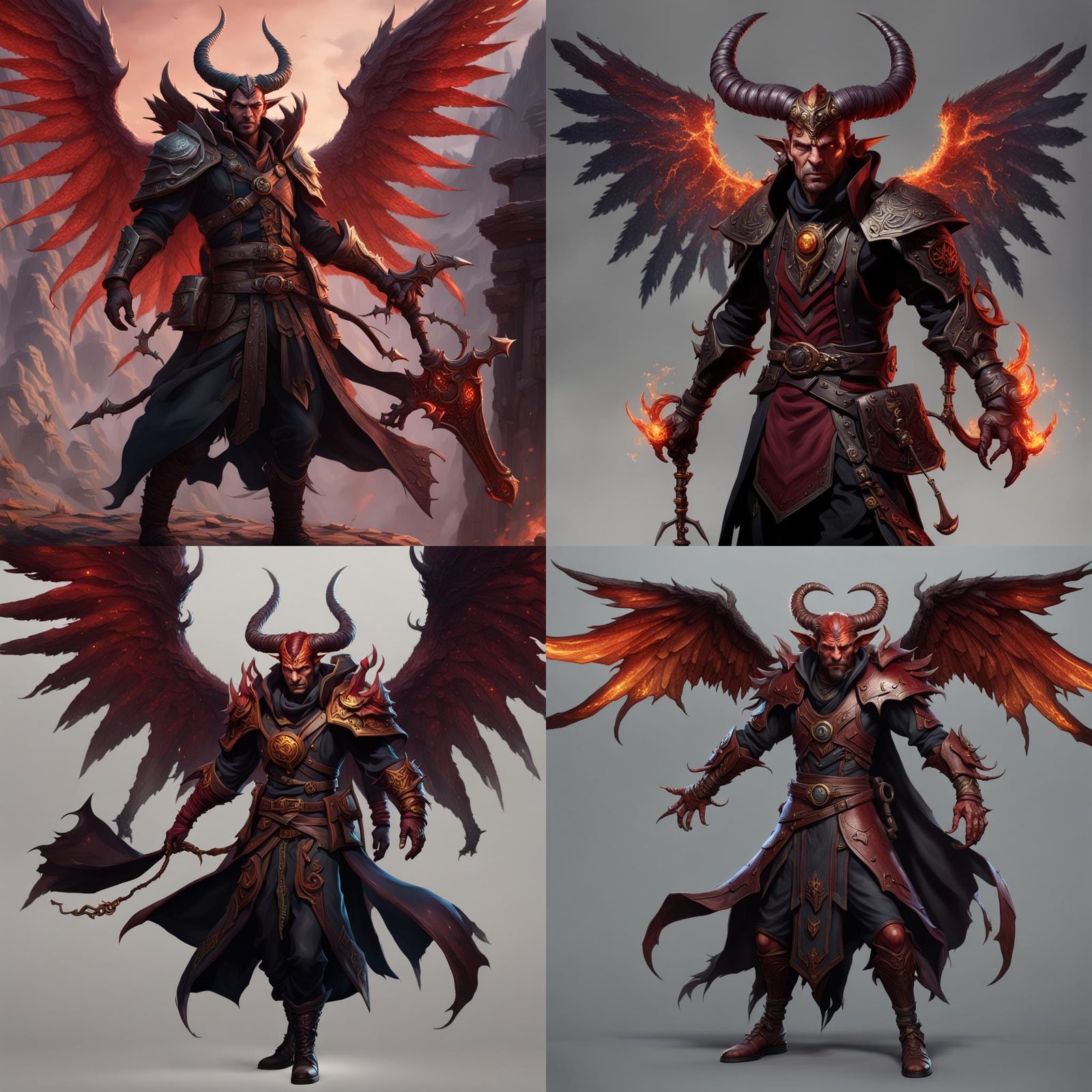 Feral Tiefling Warlock in the Nine Hells