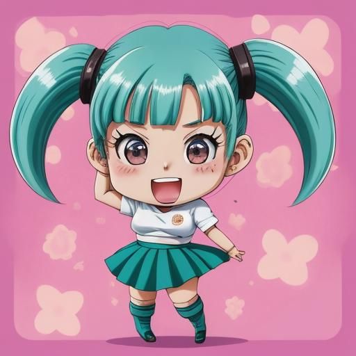 Chibi-Style Character Art Inspired by Shojo Manga