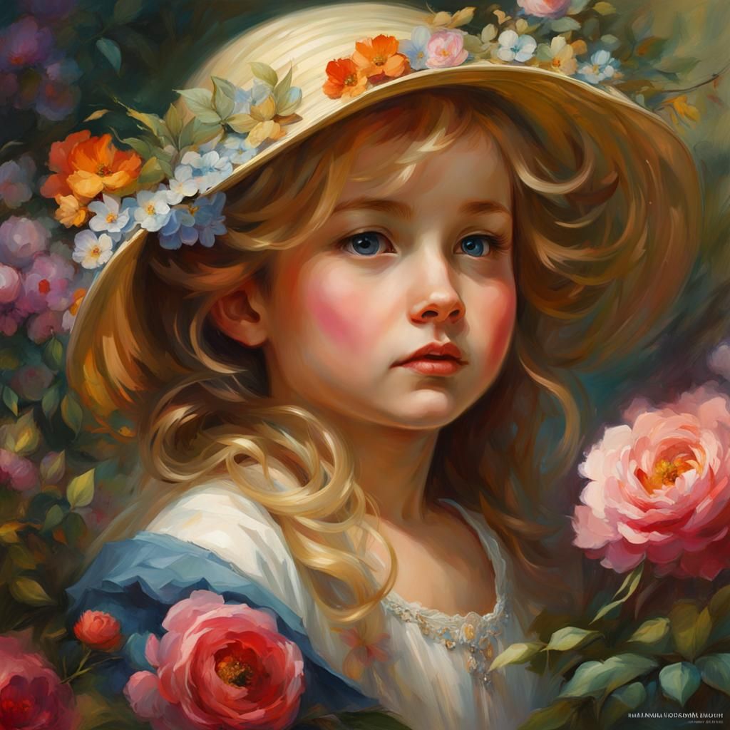 Detailed Digital Painting Inspired by Nursery Rhymes
