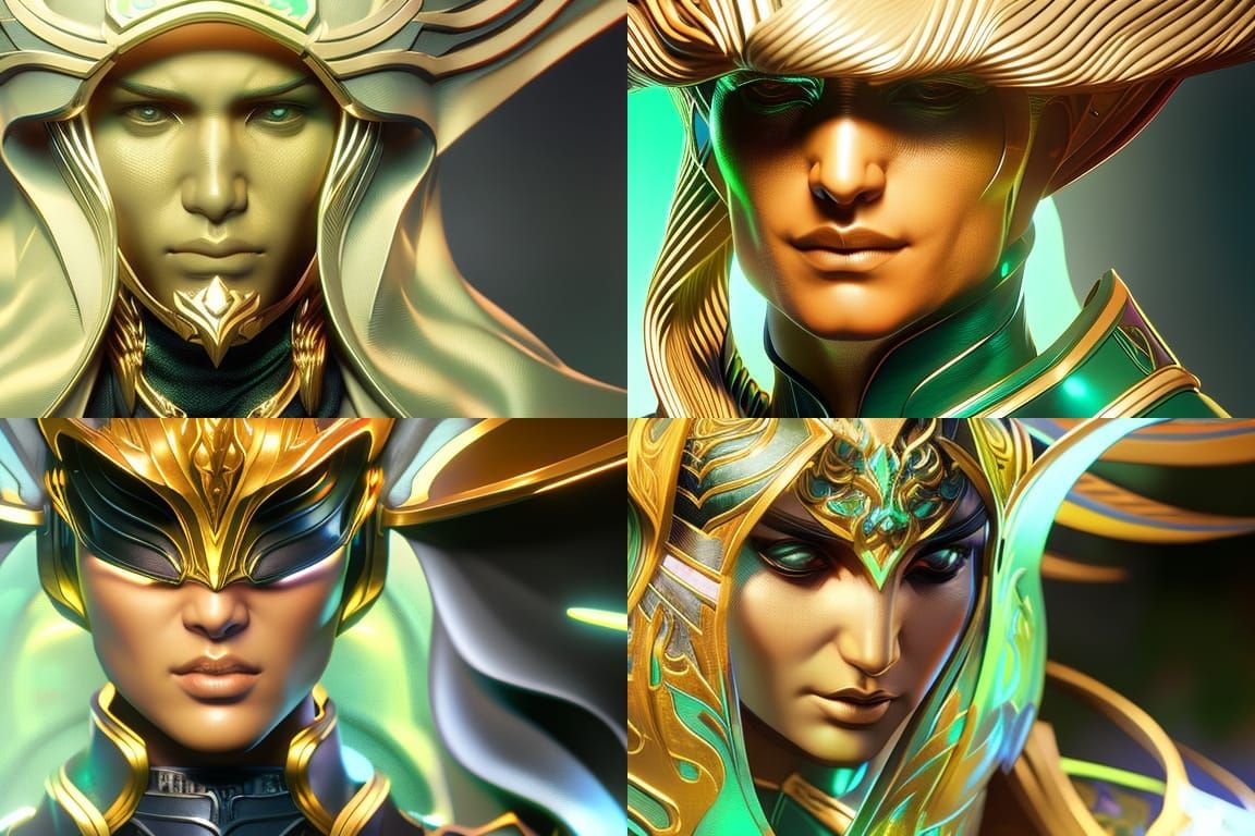 Cobra Head Portrait in Detailed Digital Art Style