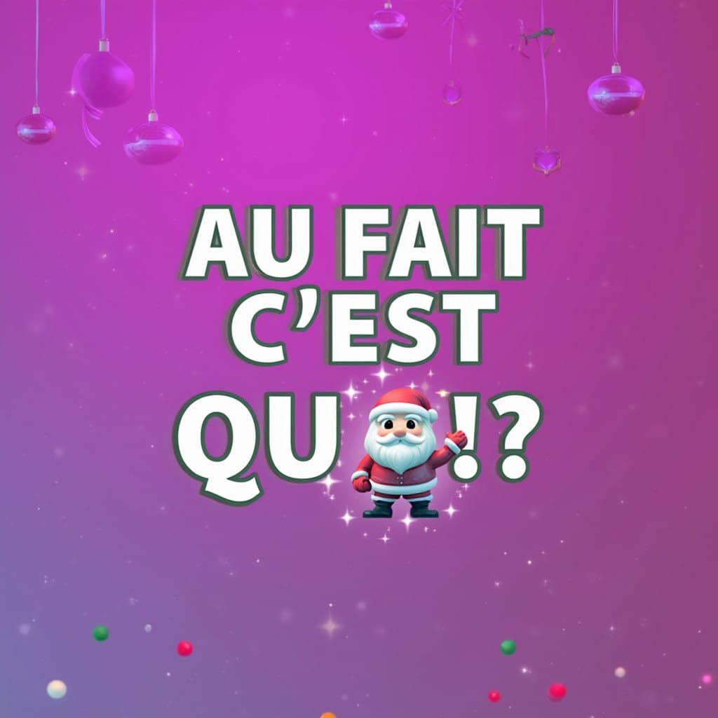 Majestic Christmas Scene with Santa Claus and Ornate Tree