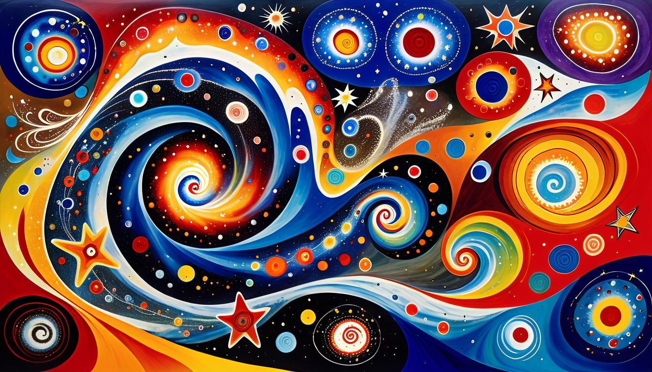 Psychedelic Star Cluster: A Macro Maelstrom of Color