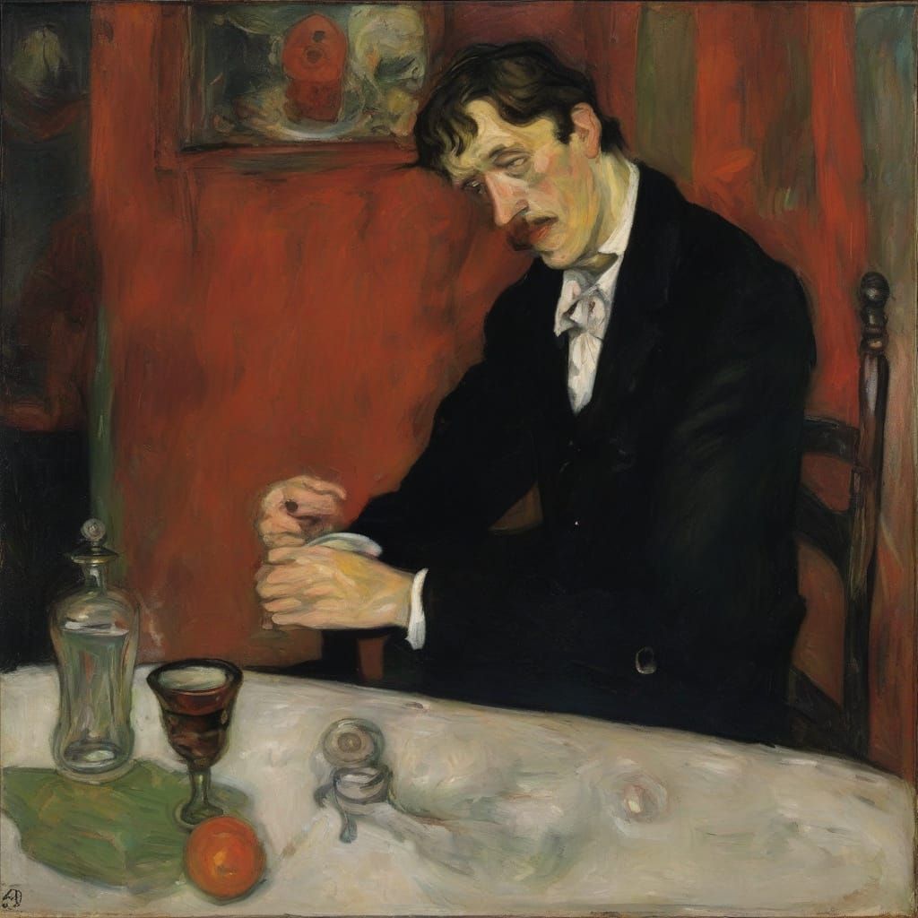 Otto Dix & Soutine Style: Wickedness and Deceit Art