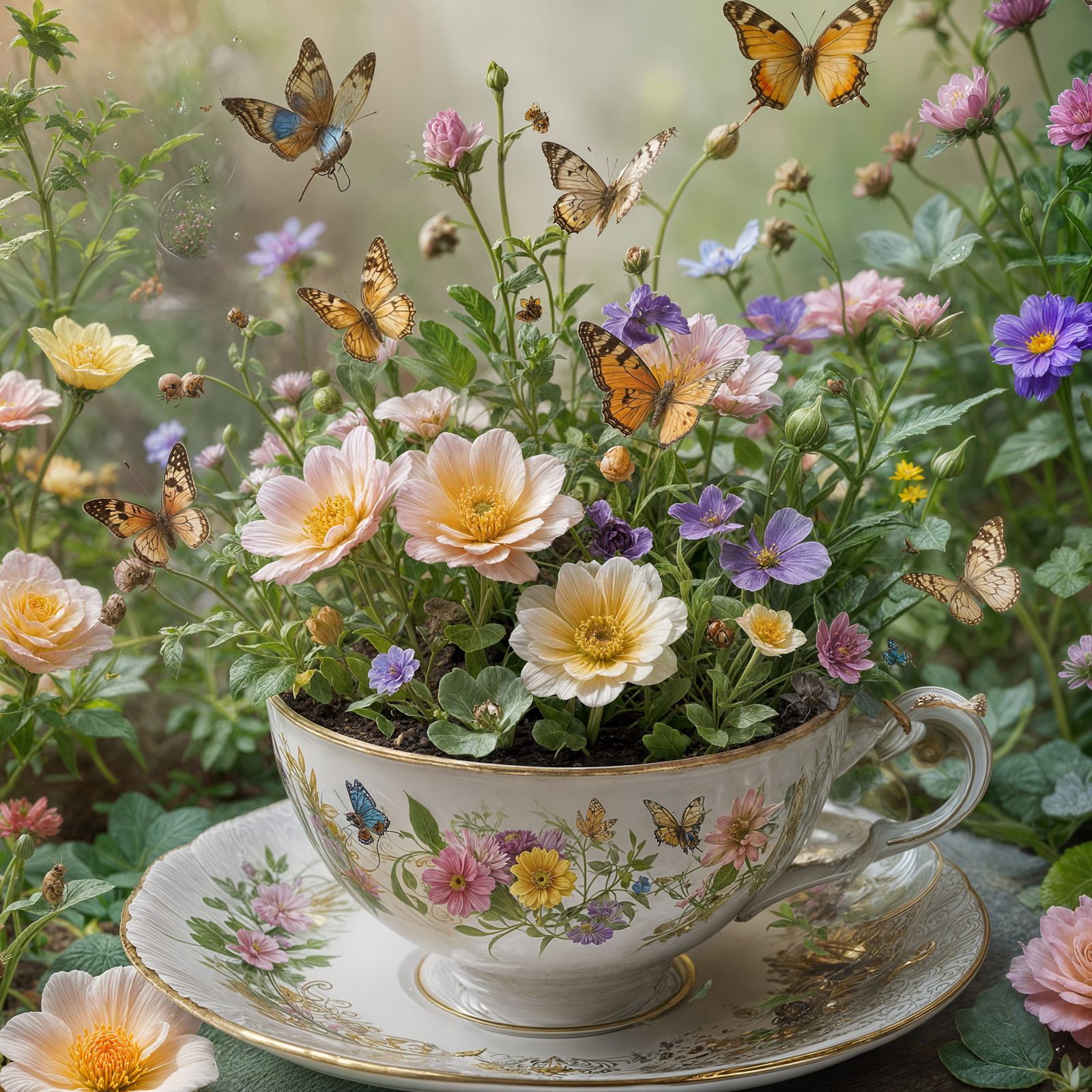Teacup Garden: A World of Tiny Dreams