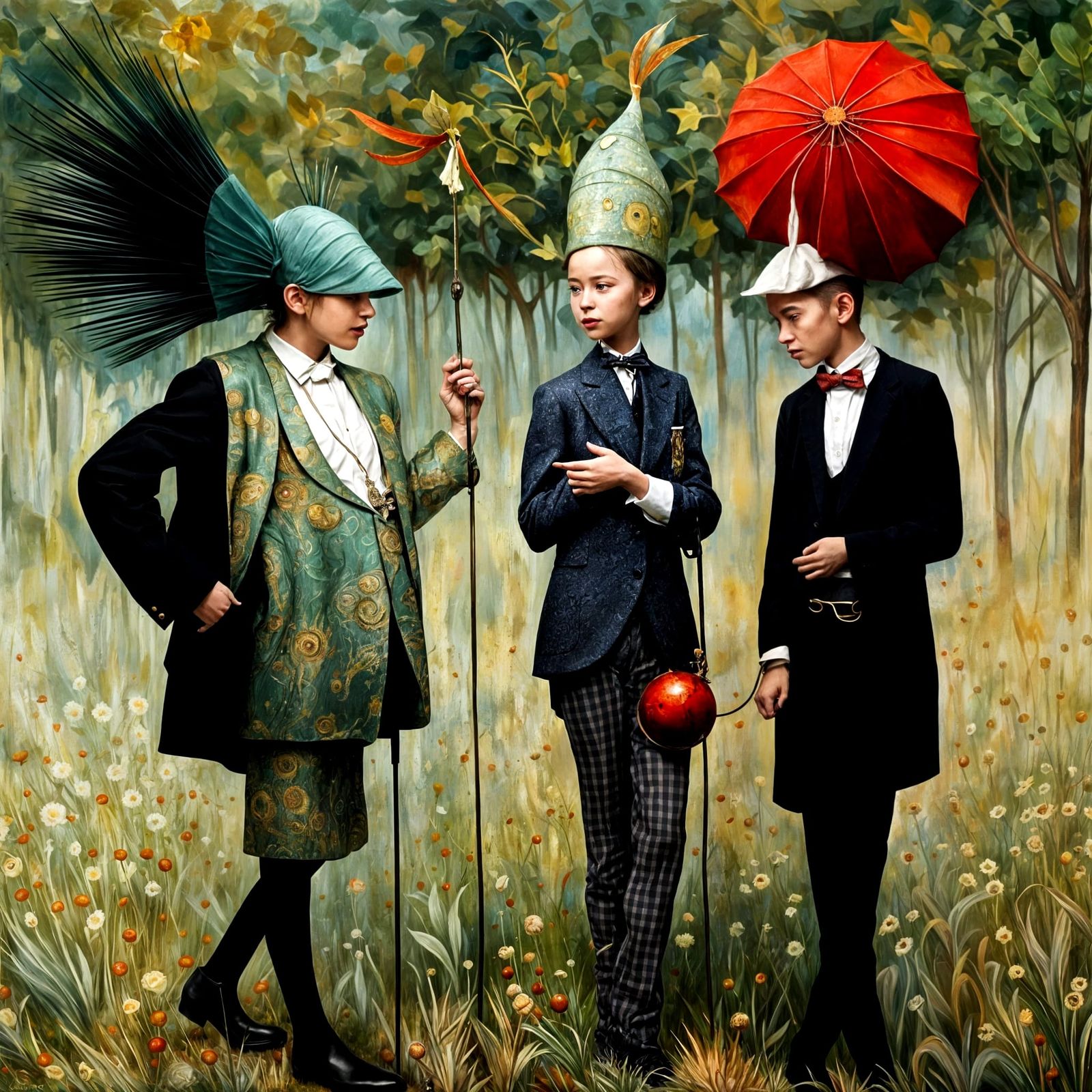 Surreal Alien Restaurant Celebration: Professional Photograp...