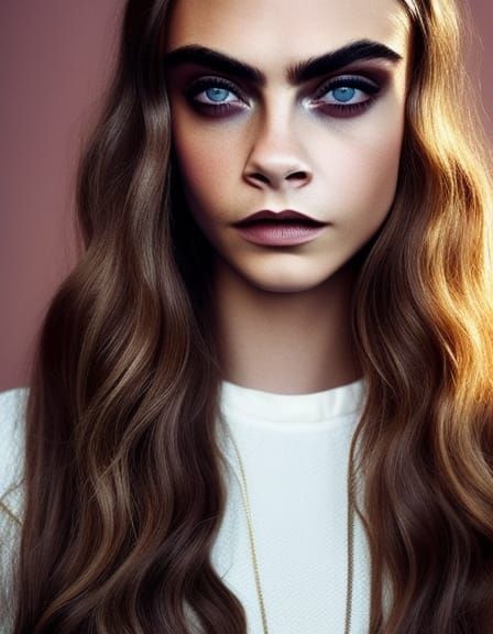 Evocative Portrait of a Beautiful Young Woman