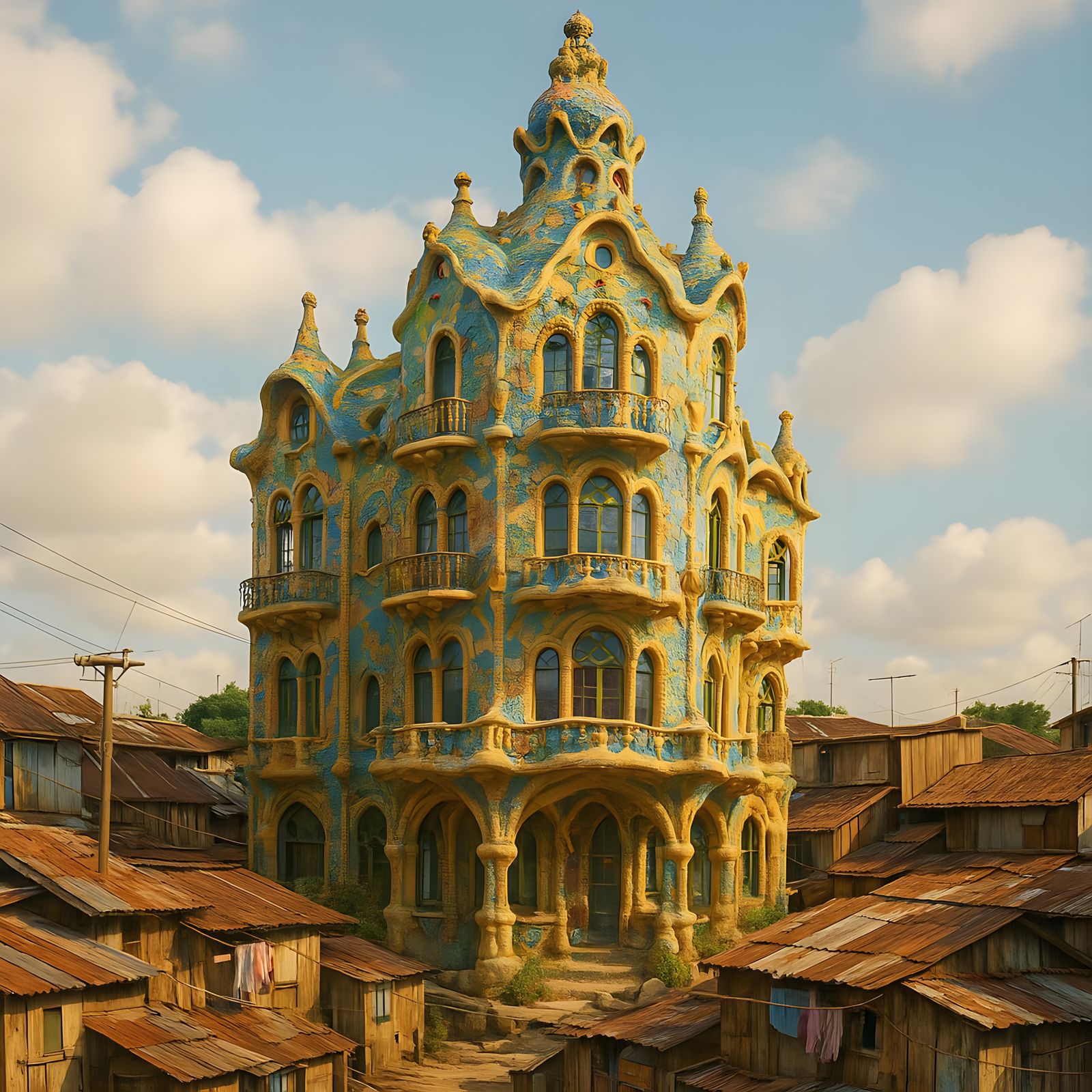 3rd World Gaudy Apartments