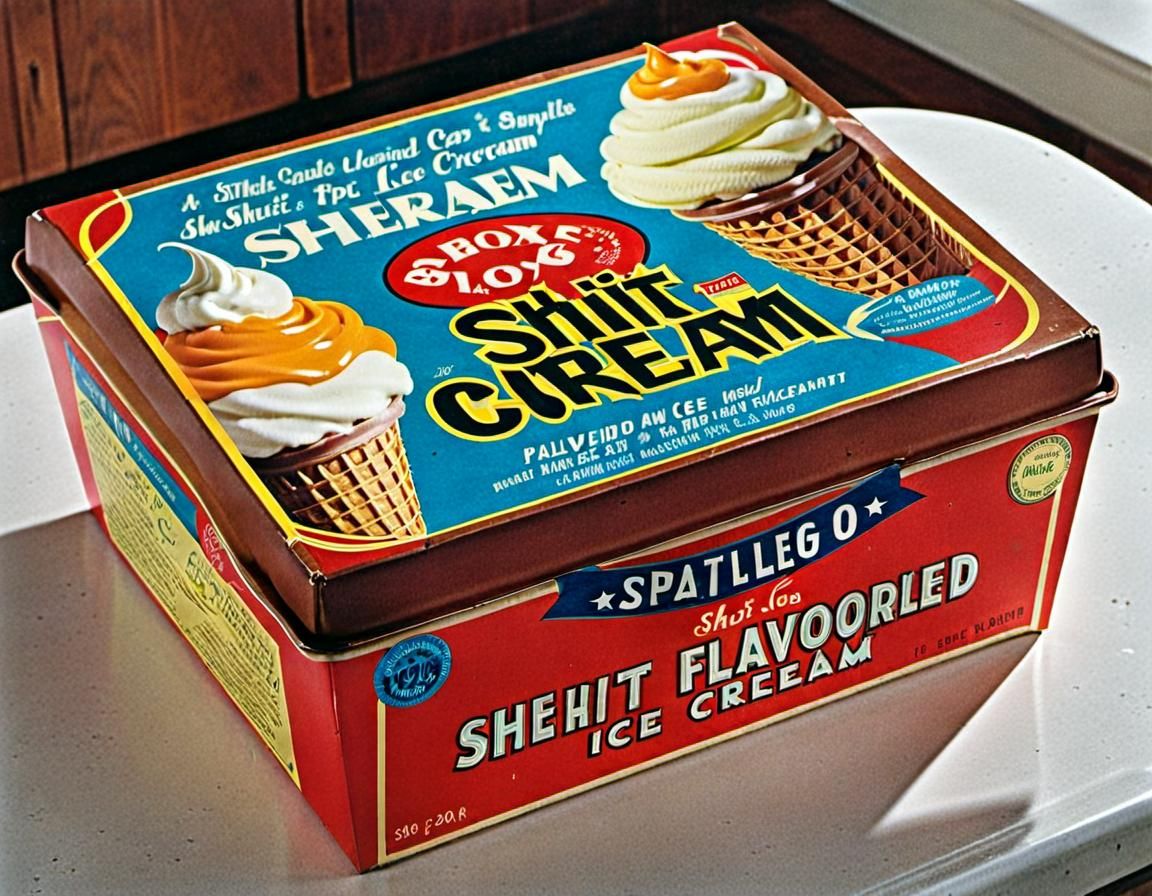 shit flavored ice cream