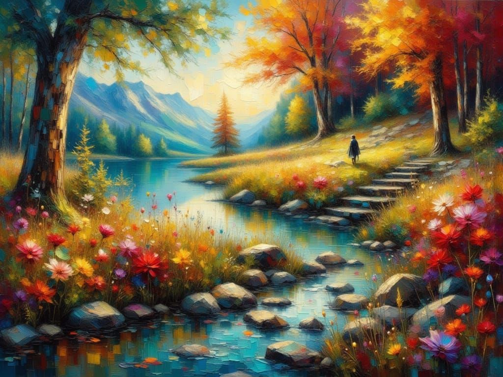 In the middle of nature