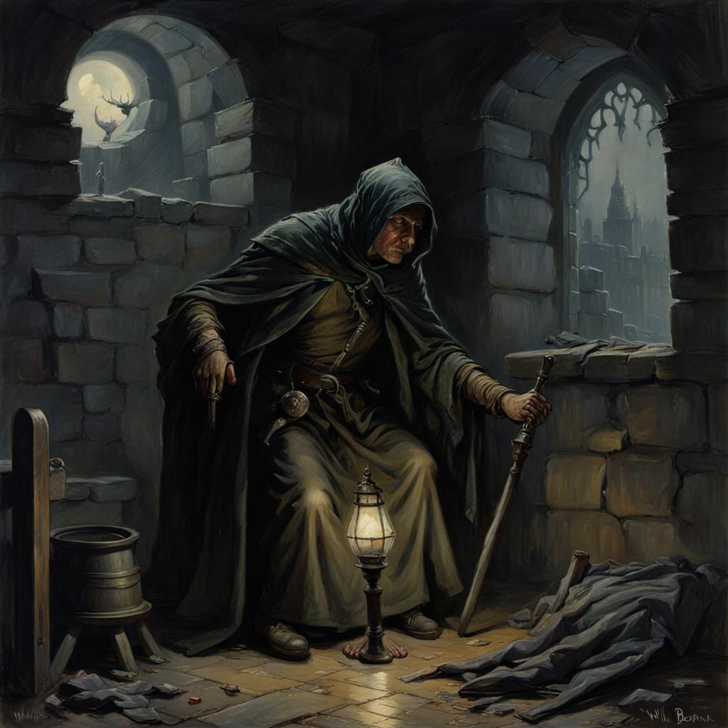 Grimdark Scene as Historical Painting