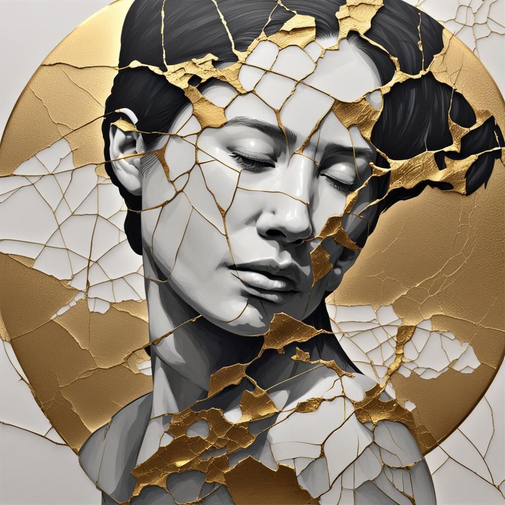 Kintsugi Woman: Beauty in Brokenness