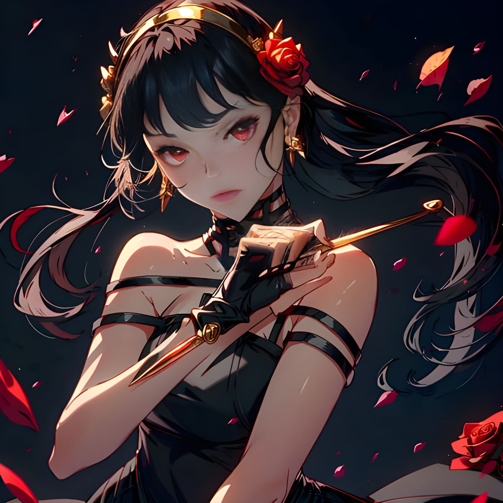 Detailed Hand Drawing with Intricate Finger Detail