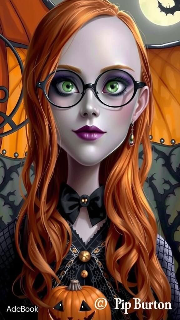 Me as a Tim Burton character