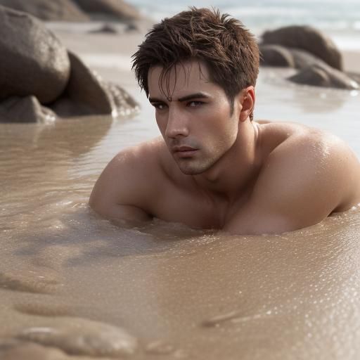 Men Sinking in Quicksand: Professional Photography